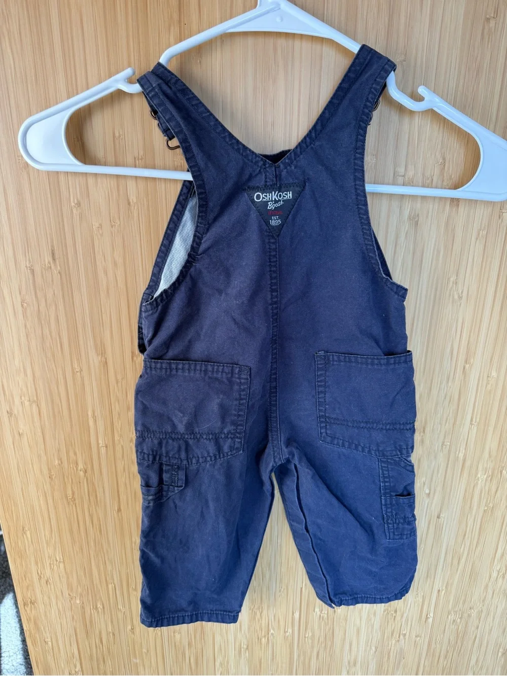 Oshkosh Navy Engineer's Crew Overalls with Train Embroidery